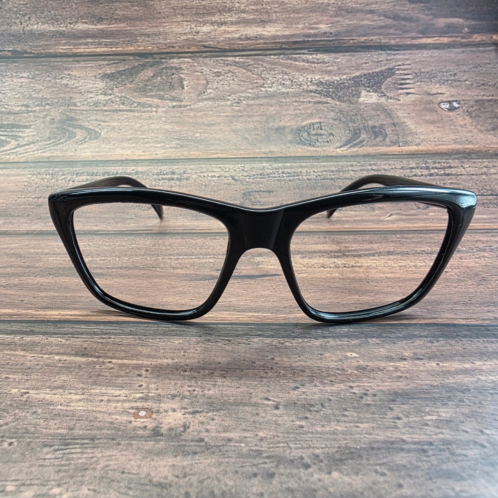 Bolle 527 001 Vintage Black Square Cat Eye Eyeglasses‎ Frames France Mens